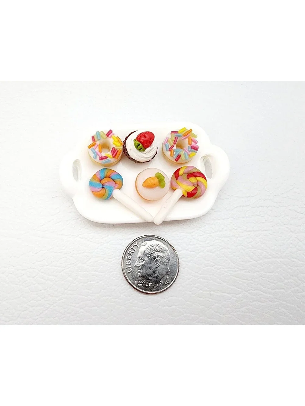 Miniature Dollhouse Assorted Dessert Tray 1:12